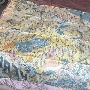 Hermes silk scarf